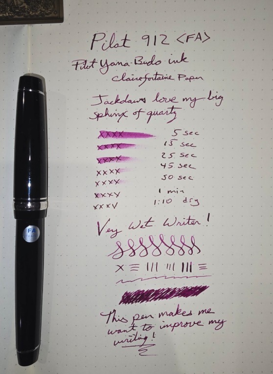 Pilot Custom Heritage 912 with FA nib review: exceptional writing