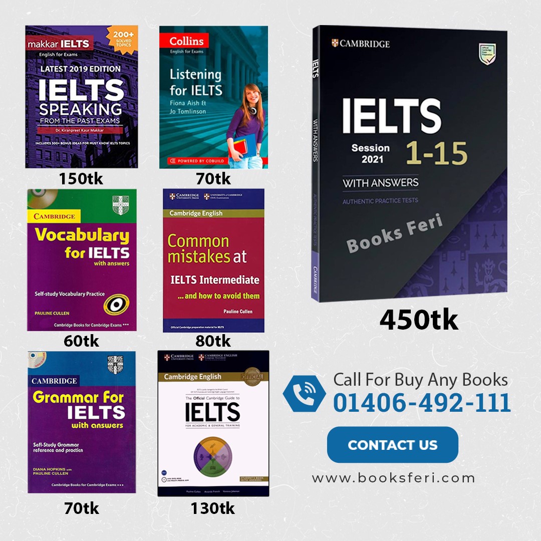 These are fully fresh IElTS Cambridge Book 15-19 with answers
