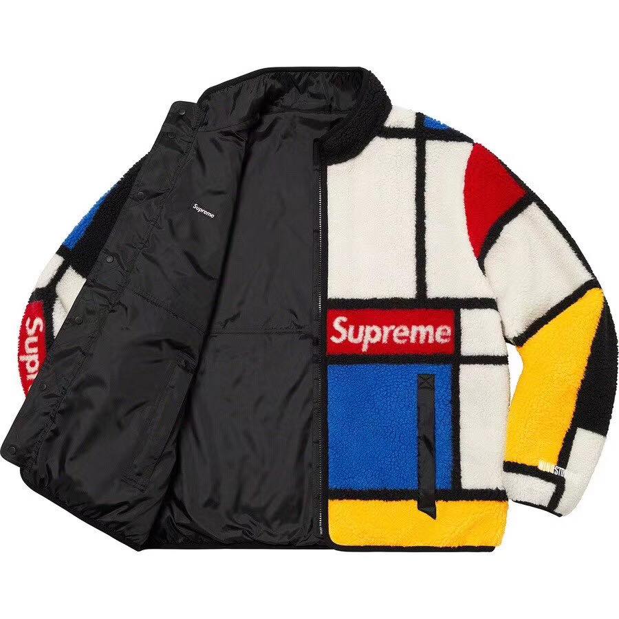 秋冬新品｜Supreme Reversible Colorblocked Fleece Jacket “可雙面