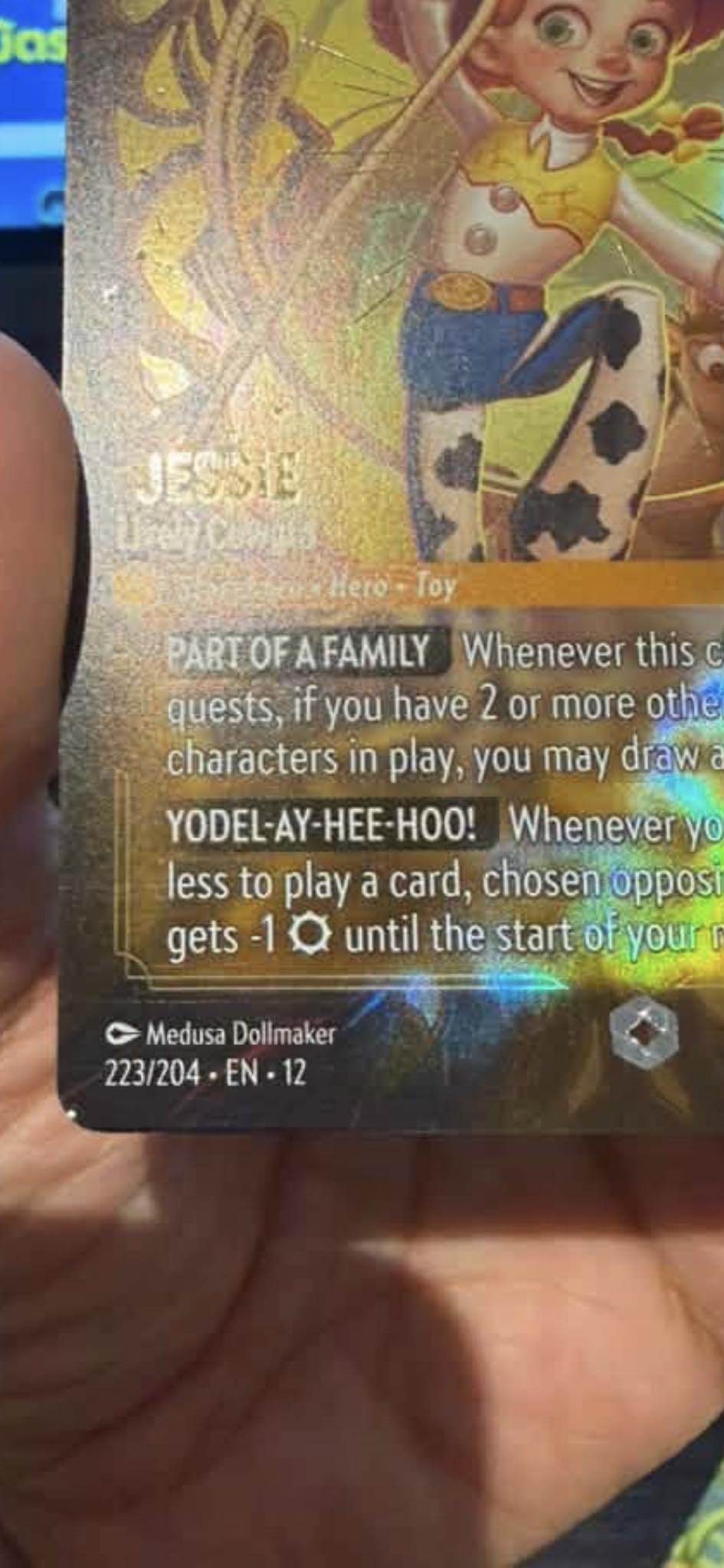Why is the enchanted Jessie so low in value? It's a beautiful card!