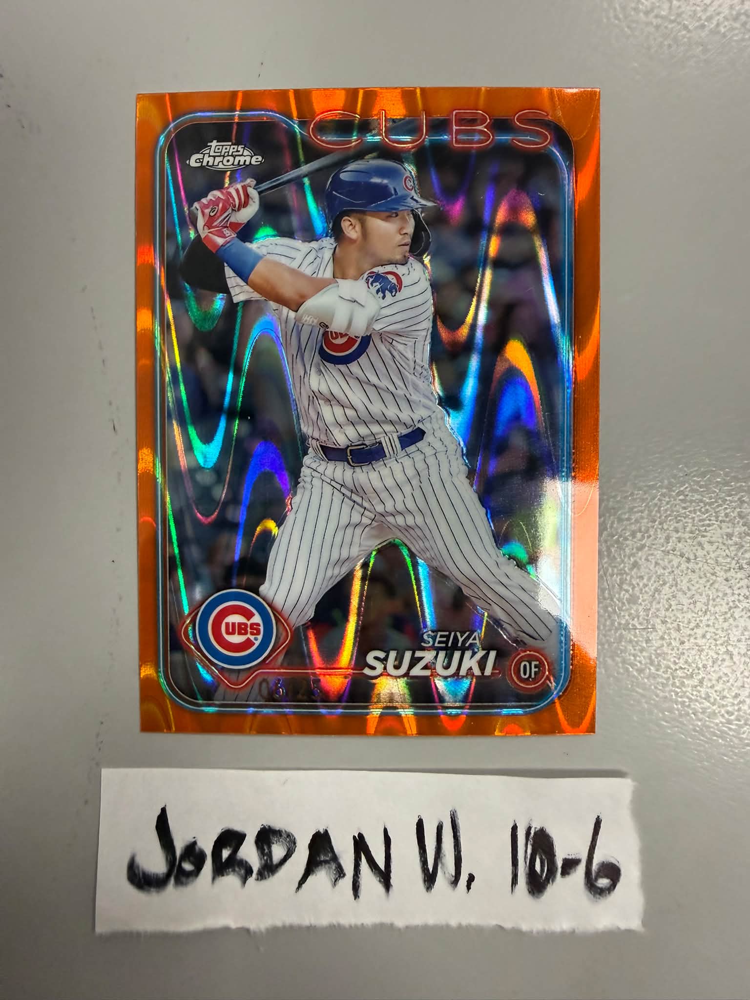 Seiya Suzuki orange raywave refractor 06/25 for sale