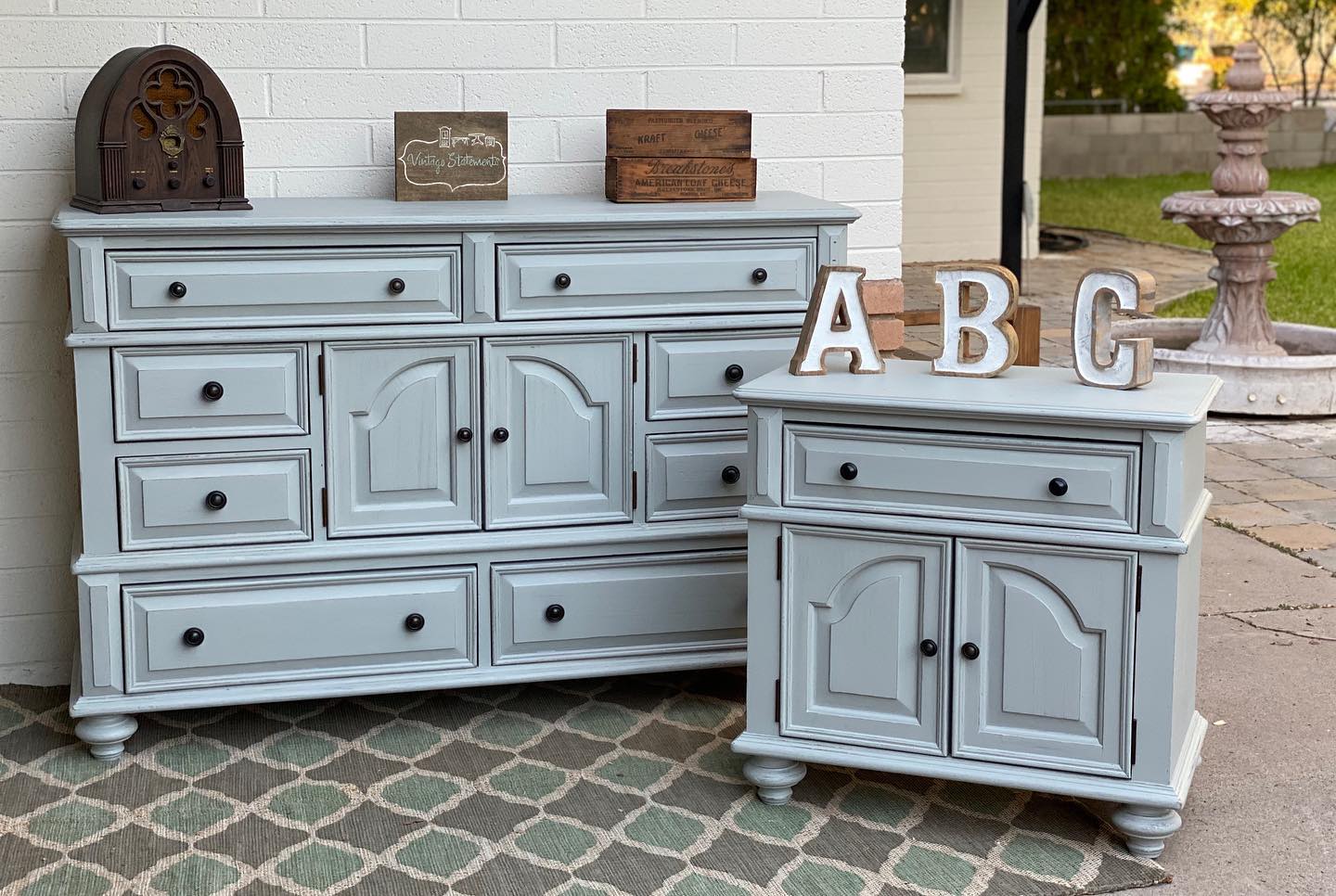 distressed grey dresser diy Choice + Do You Think The Dowels Are Standout Feature Retailers Of This diy grey chalk paint furniture