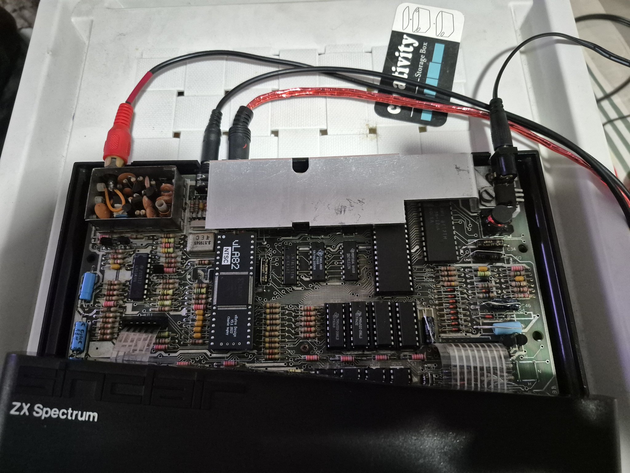 ZX Spectrum NTSC EAR and MIC repair issues with low TR7 emitter