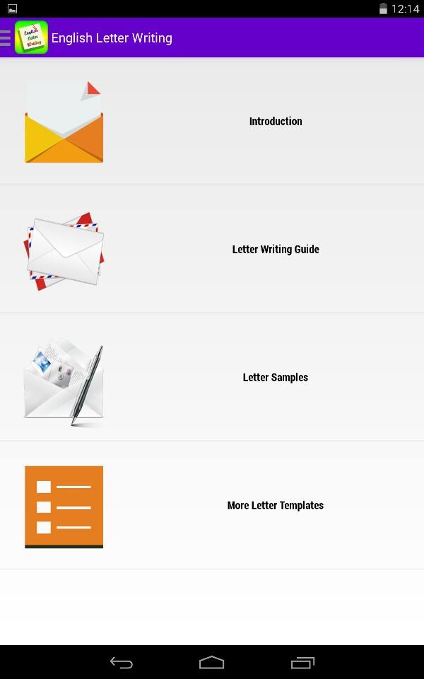 Letter writing app on Google Play... - English Letter Writing