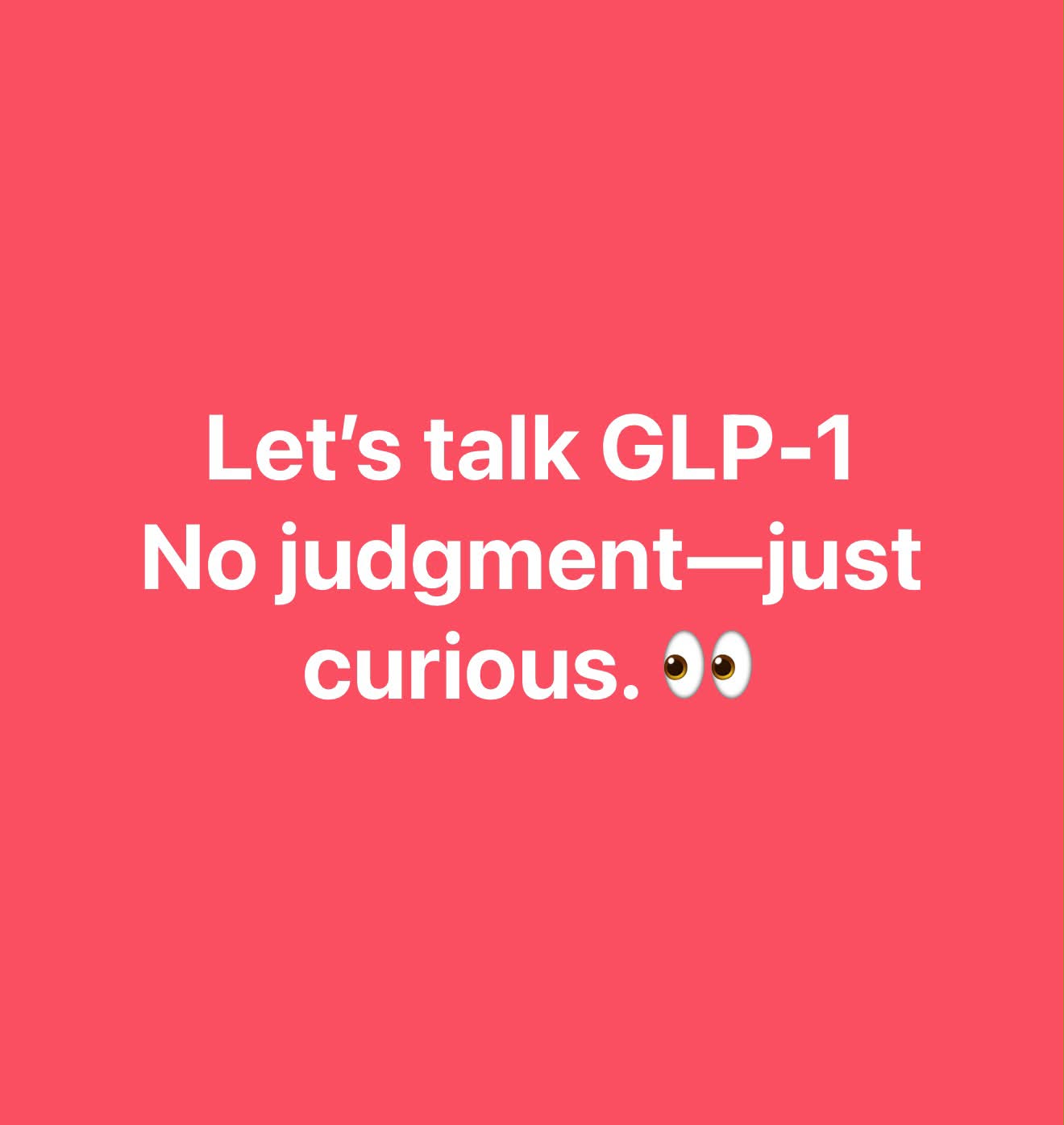 What did you wish you knew before starting GLP-1 medication?
