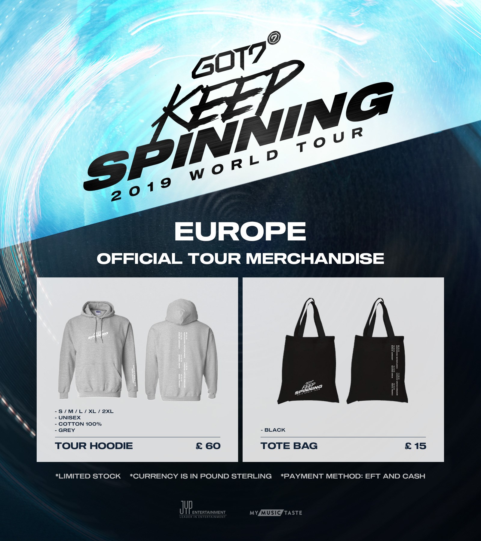 Hey I GOT7 in London! 👋 GOT7 2019 World Tour “KEEP SPINNING” in