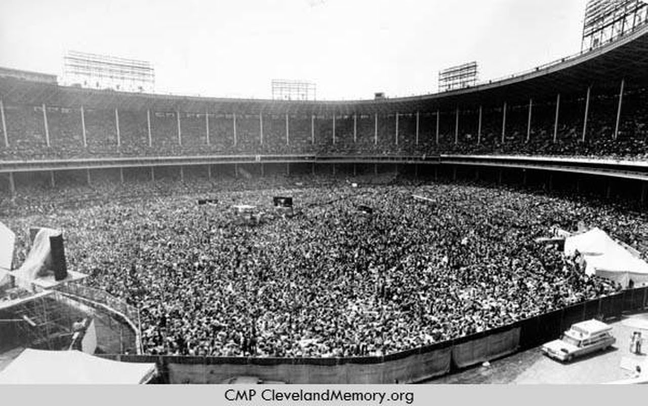 World Series of Rock concerts at Cleveland Stadium 1974-1980