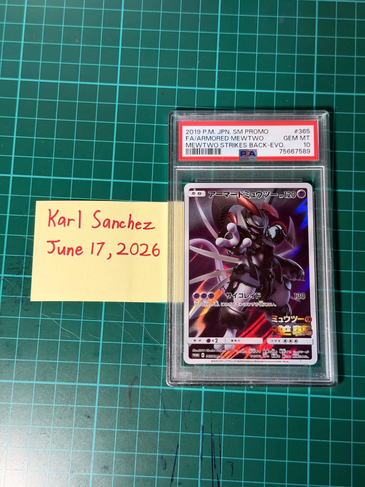 Armored Mewtwo JP PSA 10 for sale or trade