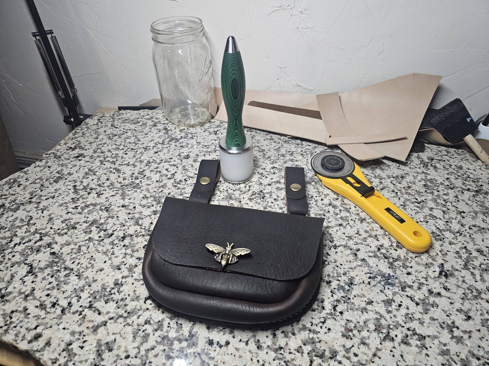 Custom made (by me) mini frame bag for my 56cm Sutra Ltd. Took 