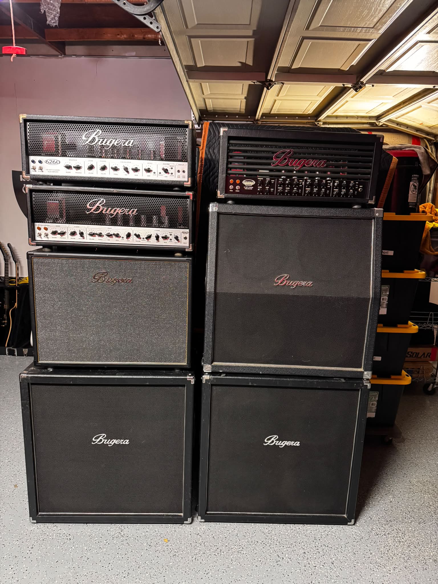 My new set up, Bugera head and Bugera 4 x 10 cabcan't wait to