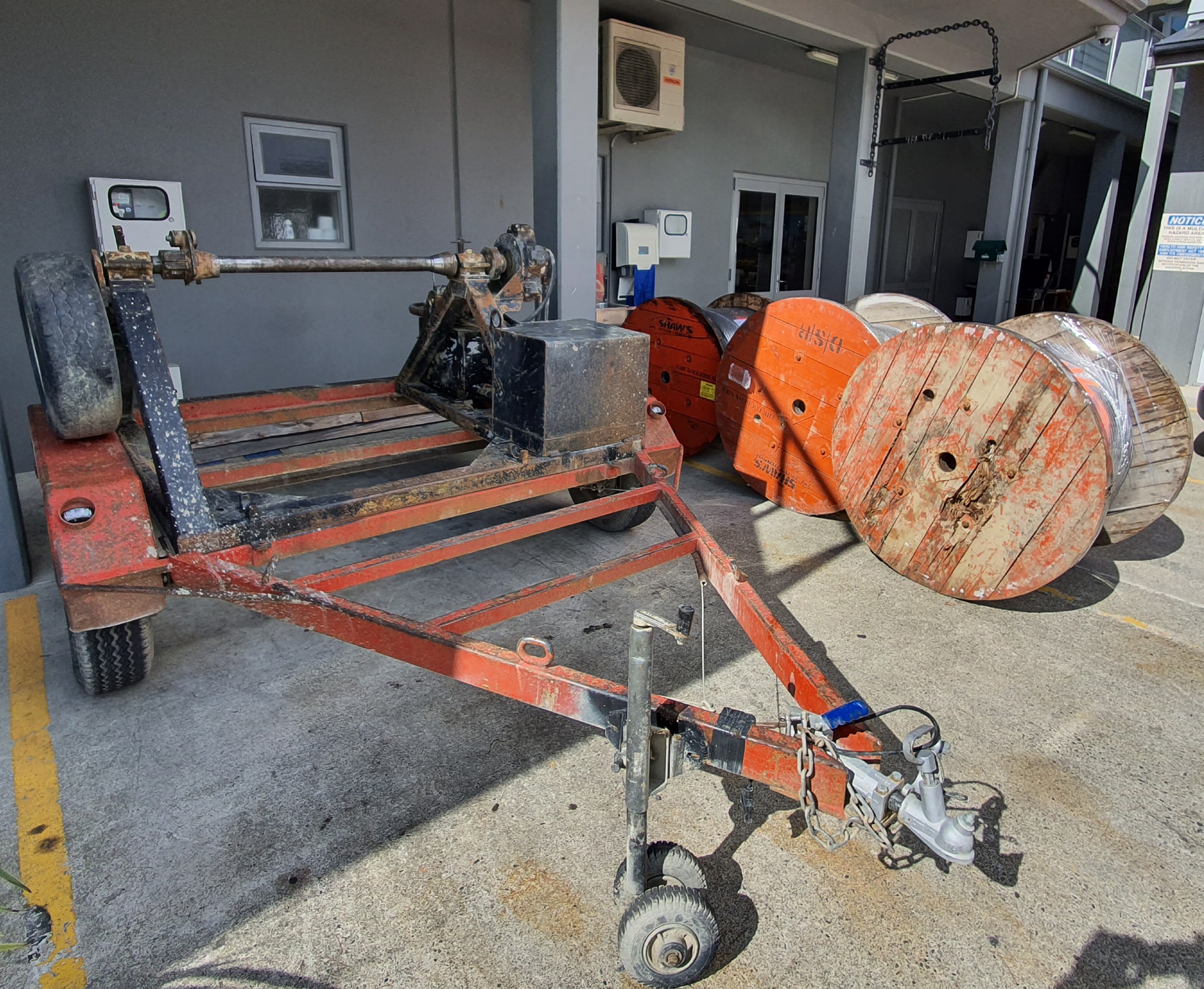 Loggers Shop - A few reels of DSR wire rope heading out to our friends ...
