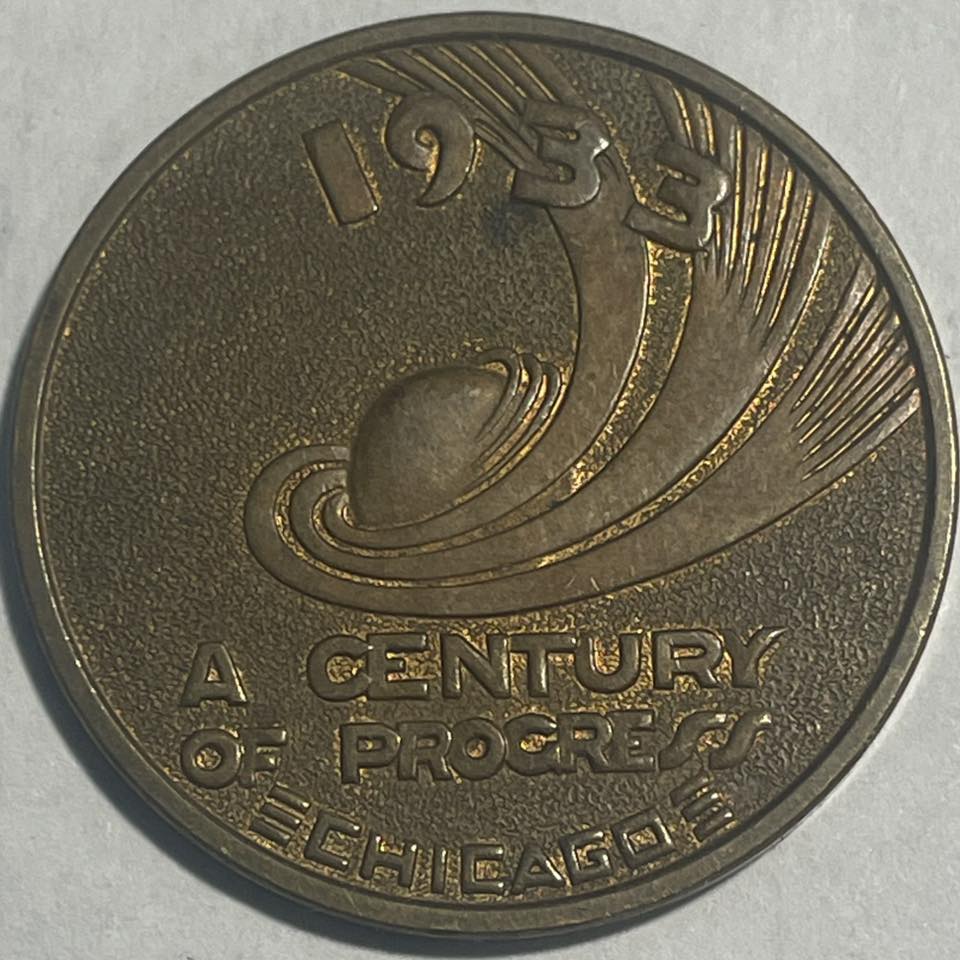 1933 Chicago World's Fair good luck token.
