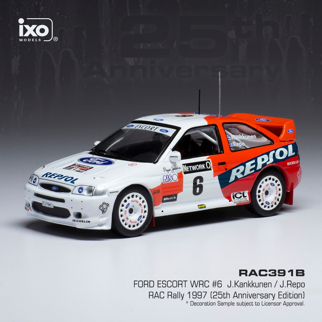 RAC391A FORD ESCORT WRC #5 C.Sainz / L.Moya RAC Rally 1997 (25th