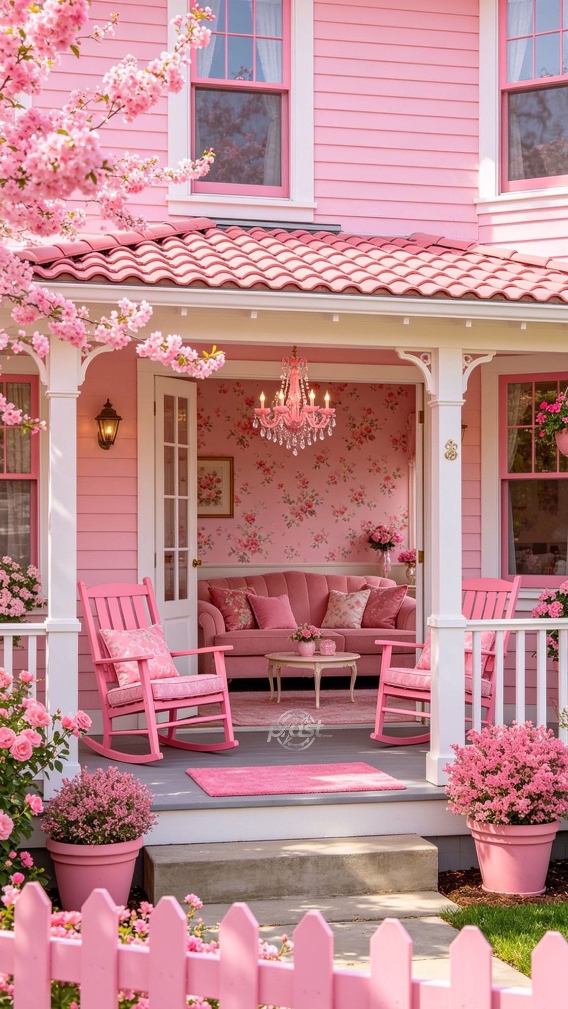I love this pink house 😍😍😍😍