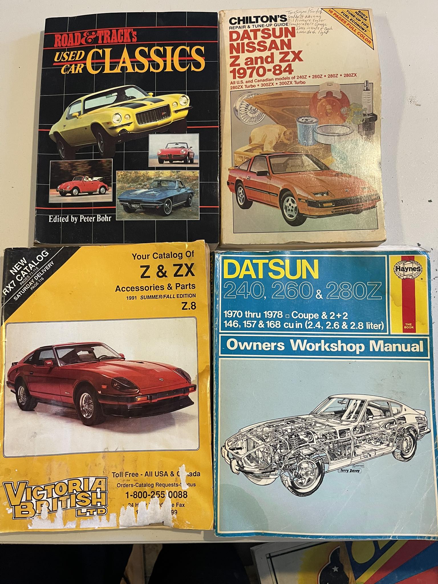William Wickwire's garage organization with 1980 Datsun 280ZX and