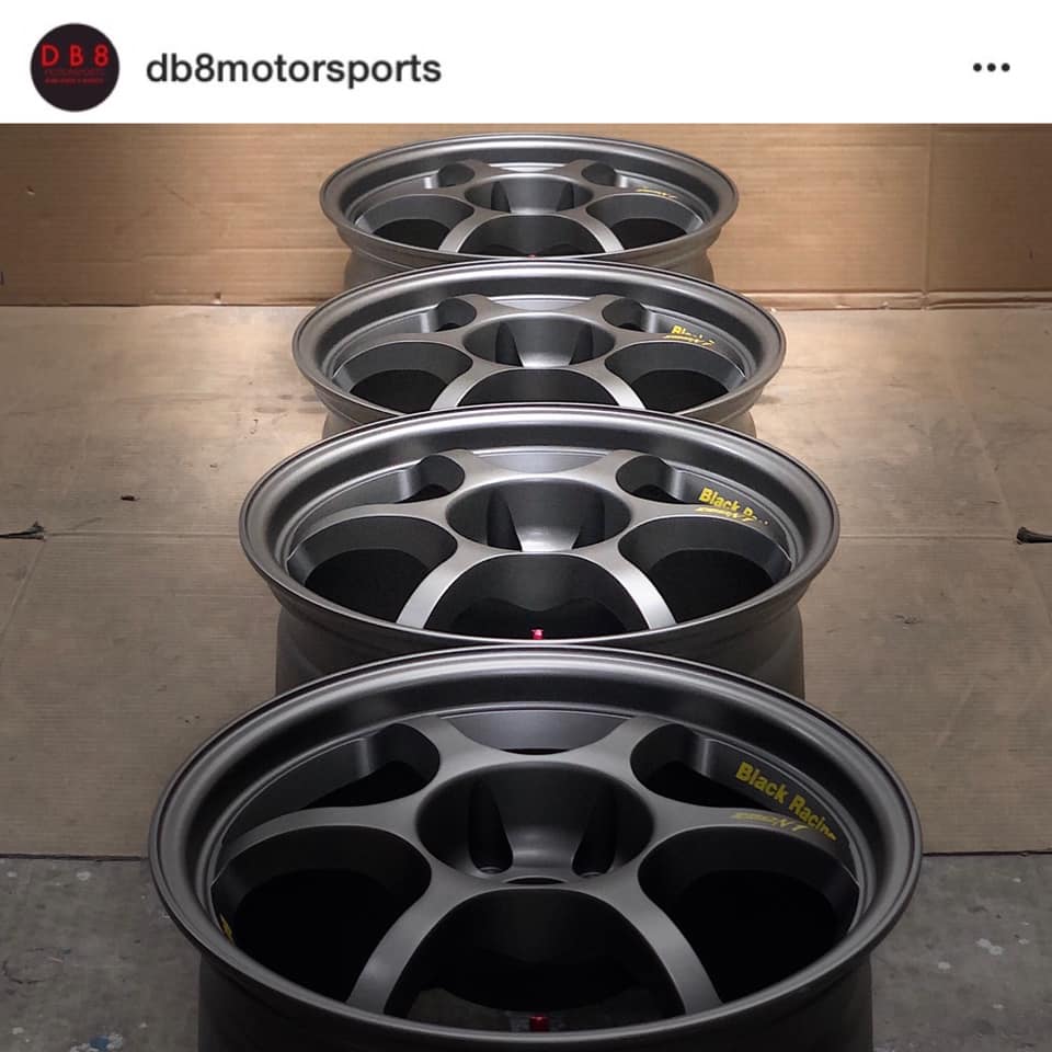 FS - USED JAPAN RIMS BLACK RACING PRO N1 17inc 7.5jj 45et 5x114