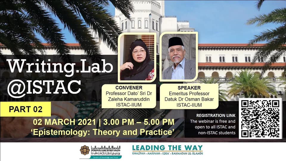 Dear Friends, Assalamualaikum wrh wbt. Writing.Lab@ISTAC goes virtual ...