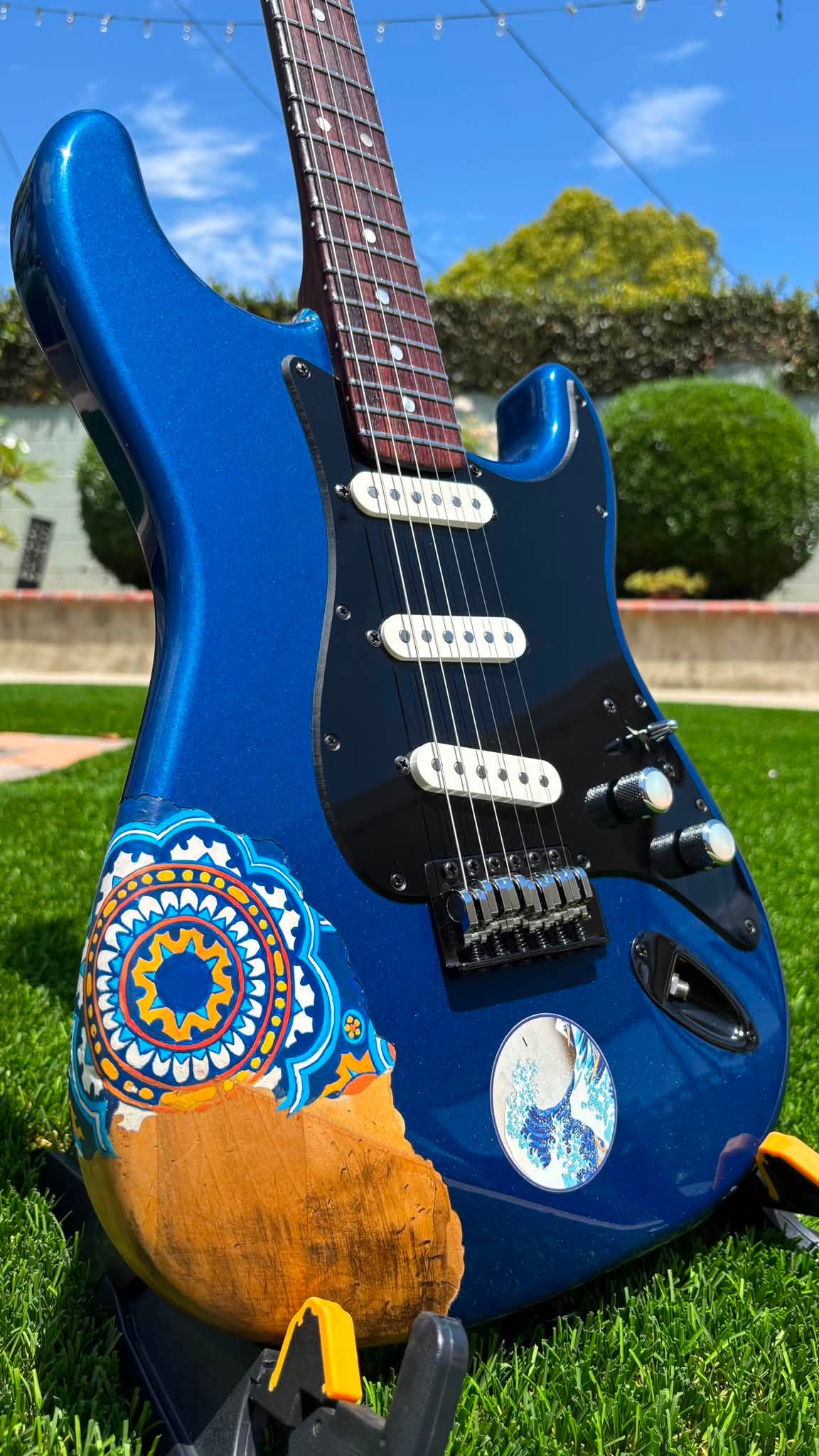 2020 modified Mexican Strat, my baby Zebra