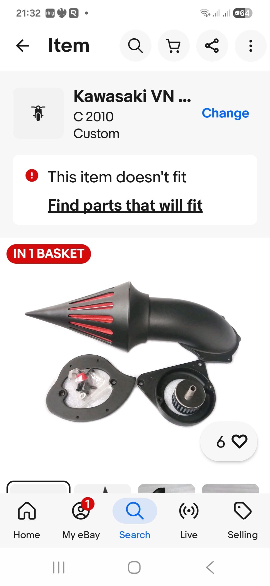 Filter spike compatibility for Kawasaki VN900 on Temu