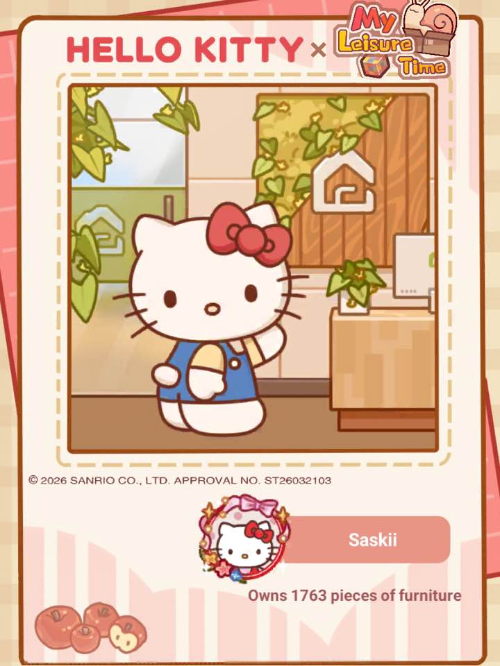 myleisuretimewithhellokitty HELLO KITTY X My Leisure Time 王