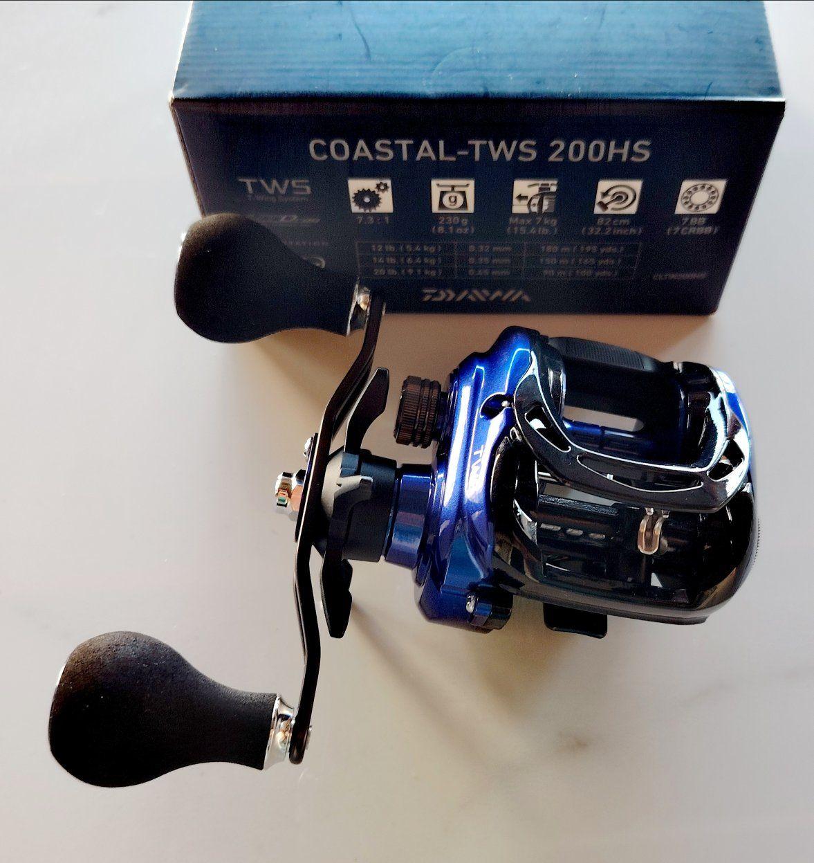 daiwa coastal 200hs casting reels TWS 200 Baitcasting Reel- CLTW200HS| Shark River Mail Order the Coastal TW 200 is ideal for anything from bottom jigging for fluke and seabass to live bait fishing and even casting plugs and other artificials for striped bass Daiwa Coastal TW 200H Casting