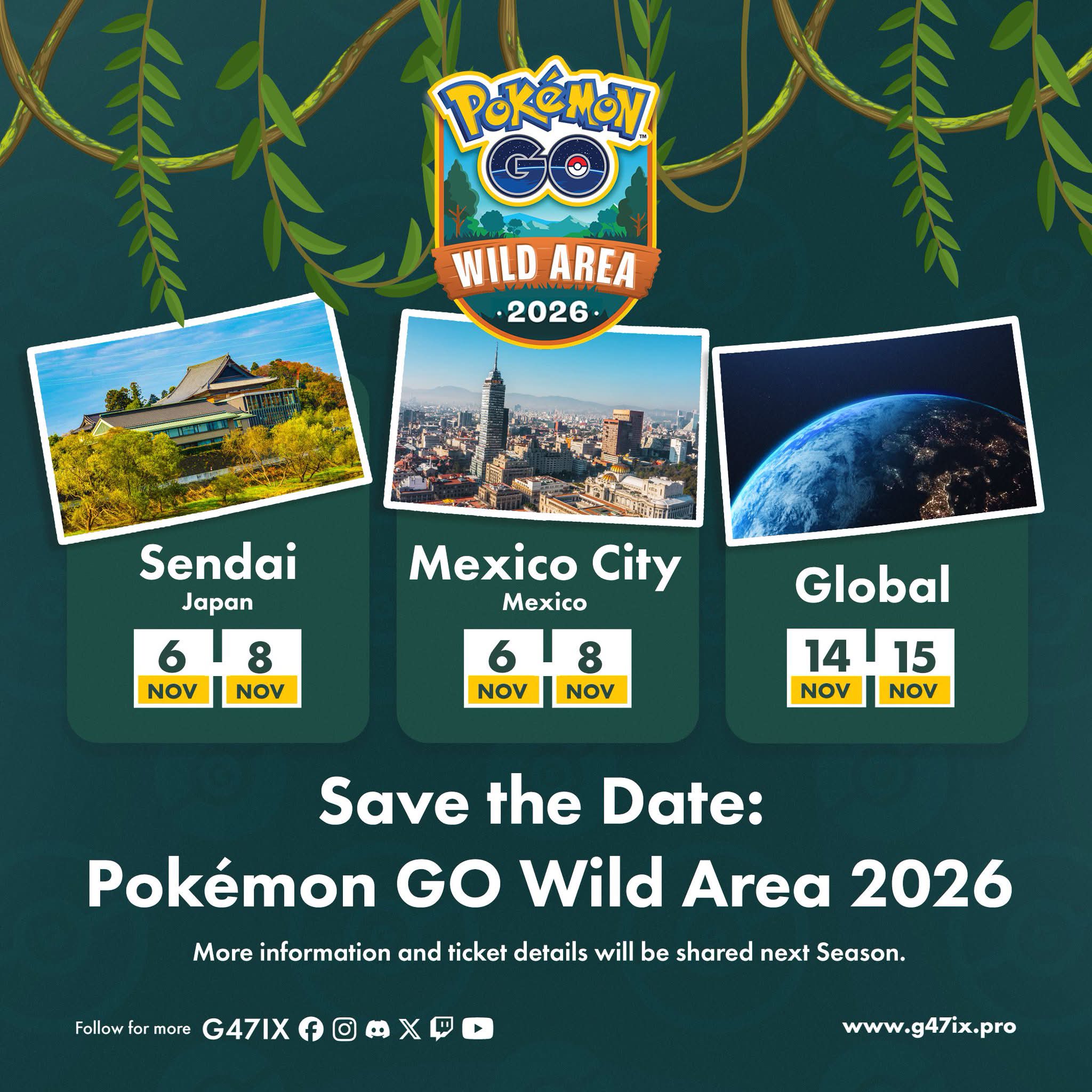 Pokemon Go Wild Area 2025 event in Nagasaki, Japan