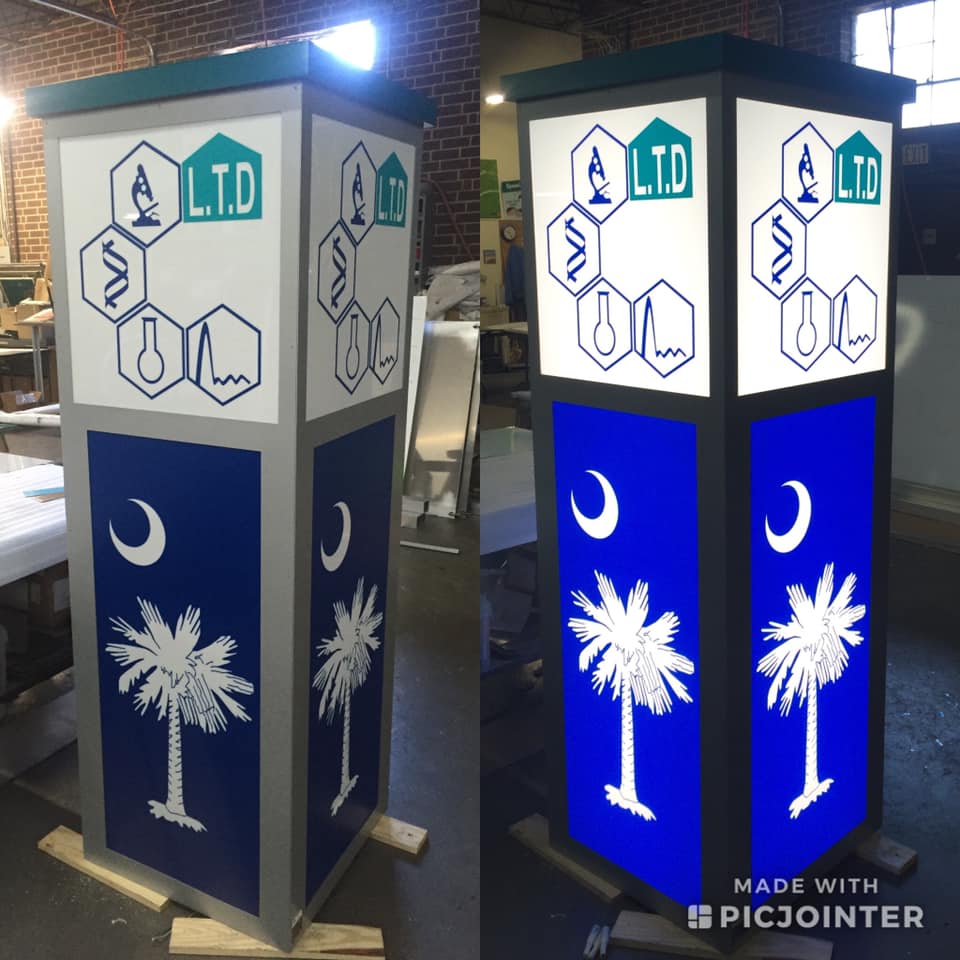 The CSI-1040 illuminated... - Component Signage, Inc.