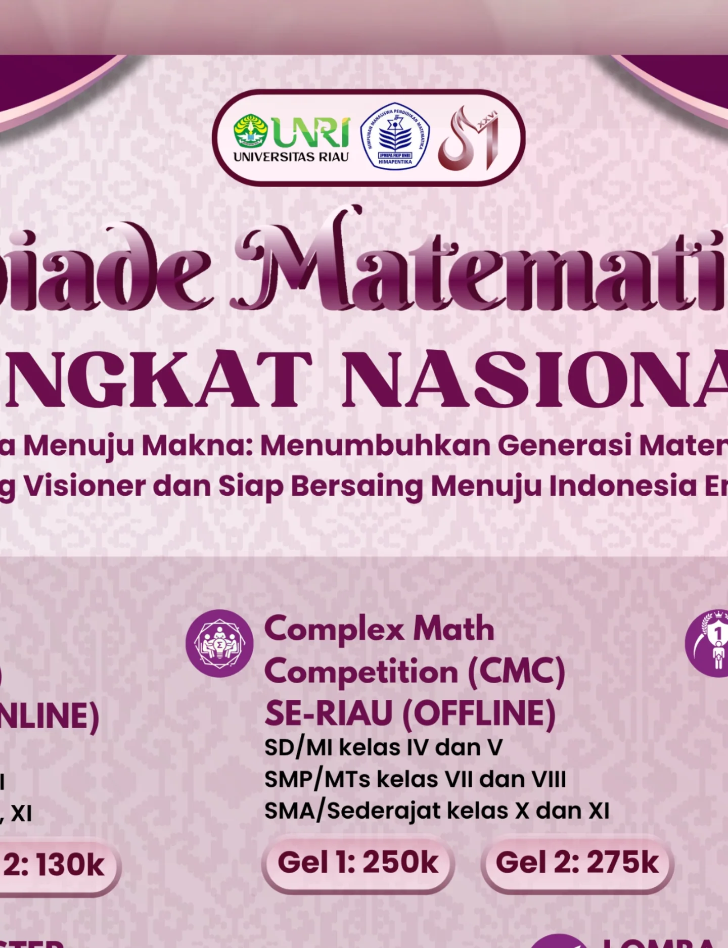 Olimpiade - [BROSUR OLIMPIADE MATEMATIKA 26] . Assalamualaikum ...