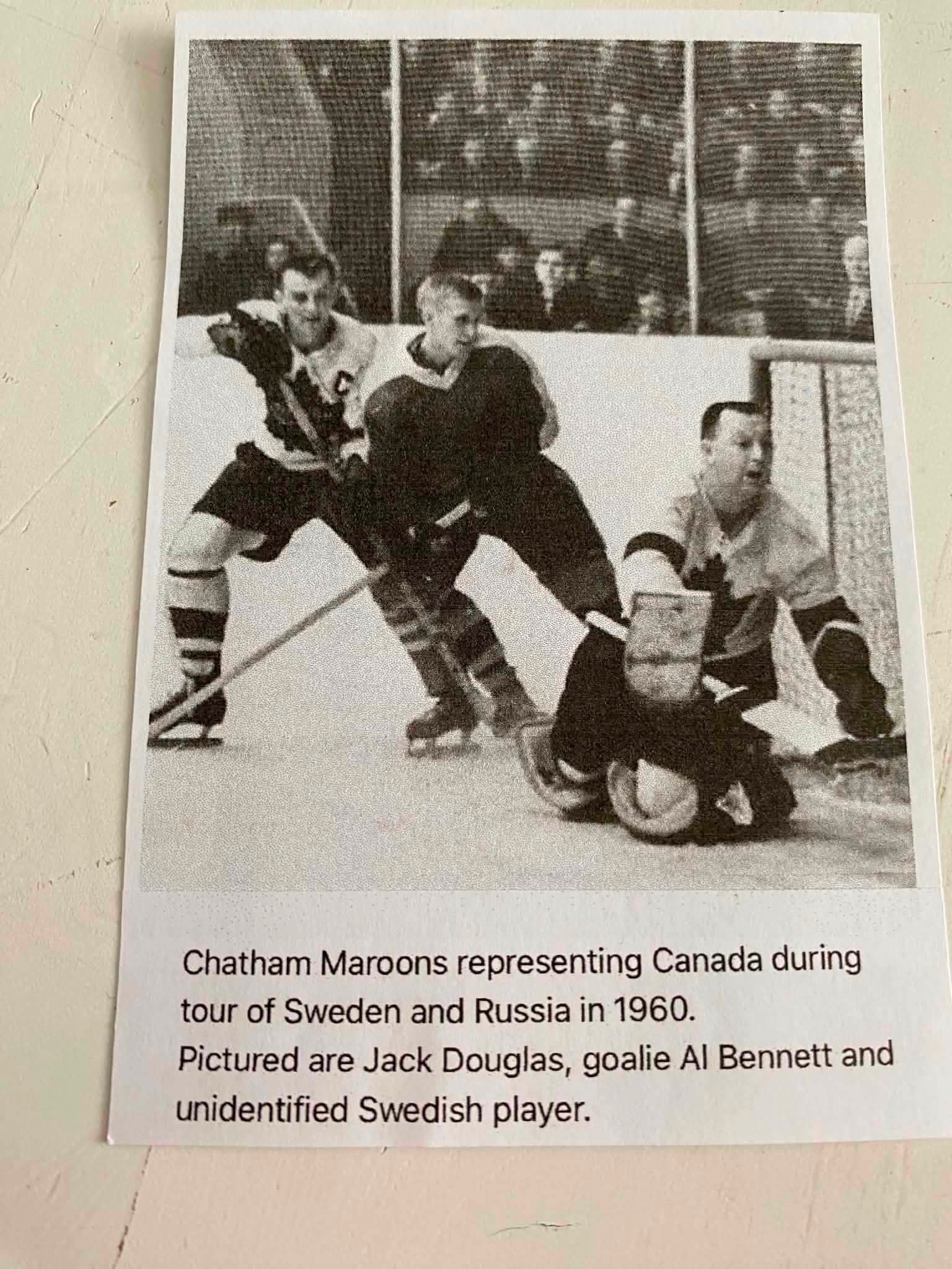 Deep River hockey player inducted into hall of fame