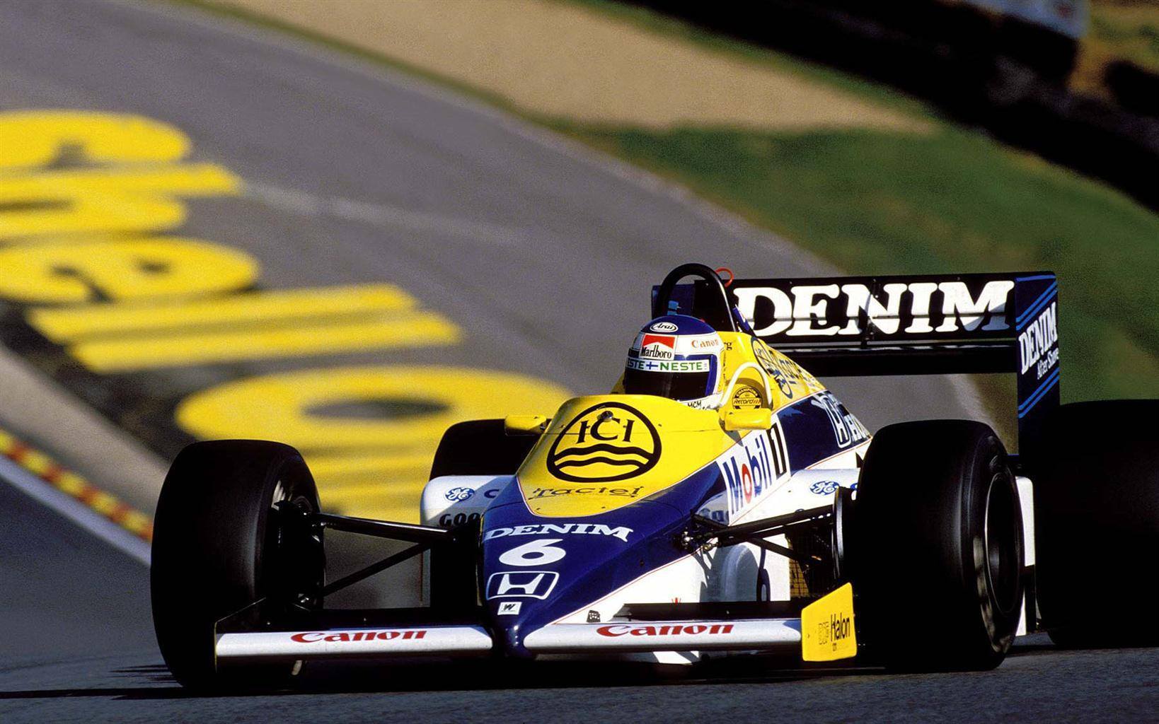 Keke Rosberg (Williams-Honda FW10), Monaco GP, 1985. 📷 Rainer