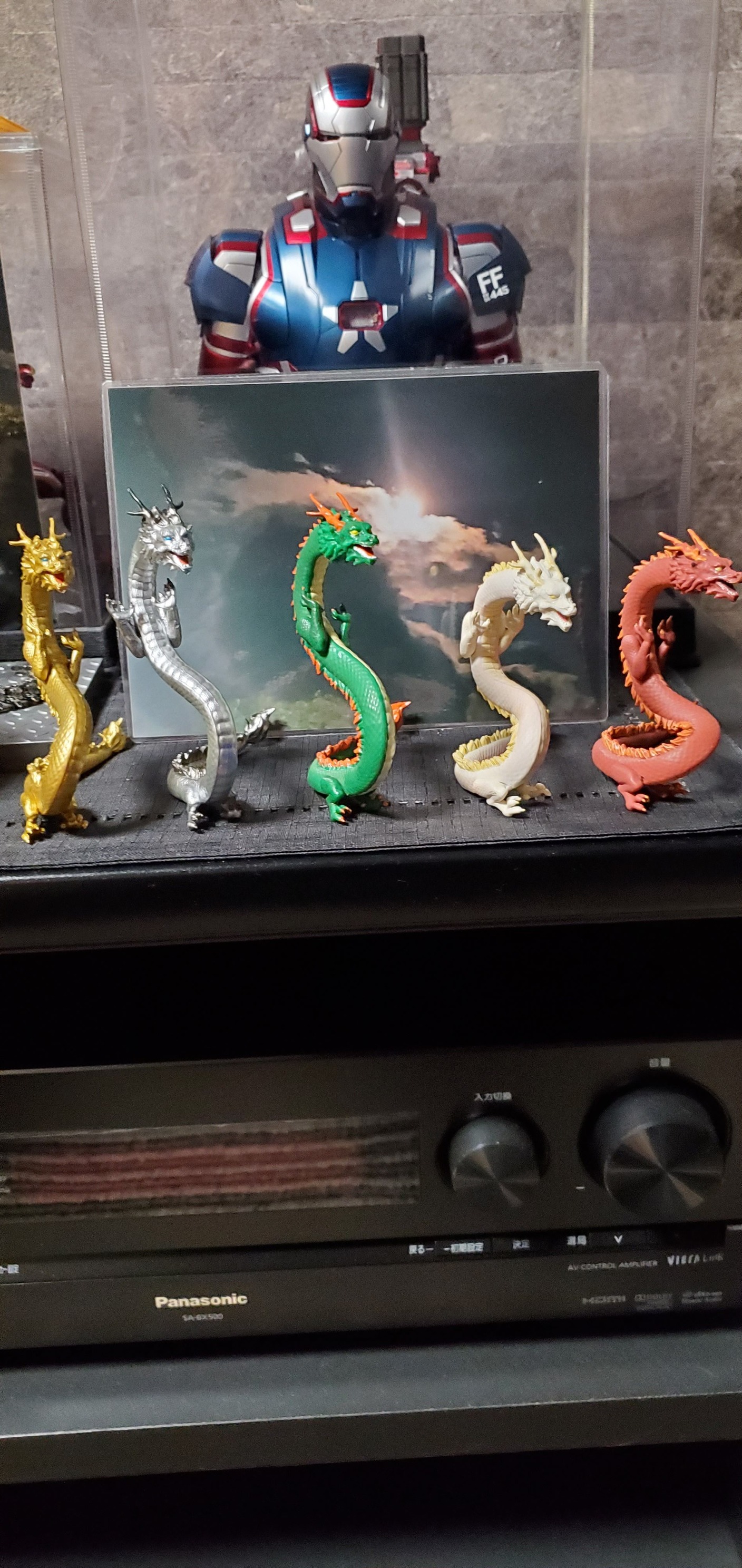 🐉神龍8体全部が揃った！金龍.銀龍.青龍.白龍.紫龍.黒龍.赤龍.黄龍で