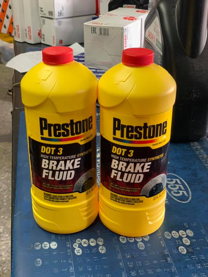 Prestone Dot 3 Brake Fluid 1 Quart 946ml 55