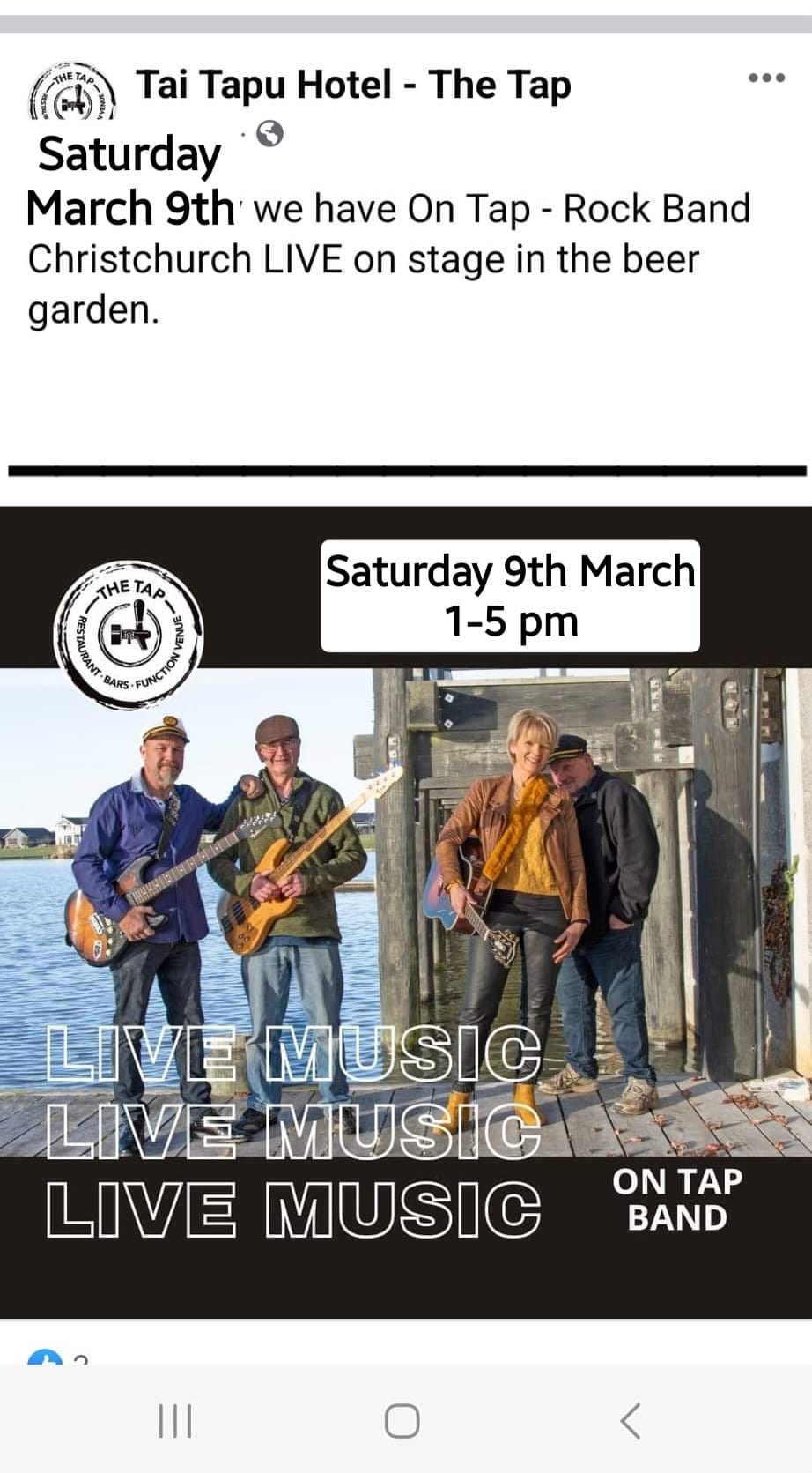 On Tap - Rock Band Christchurch