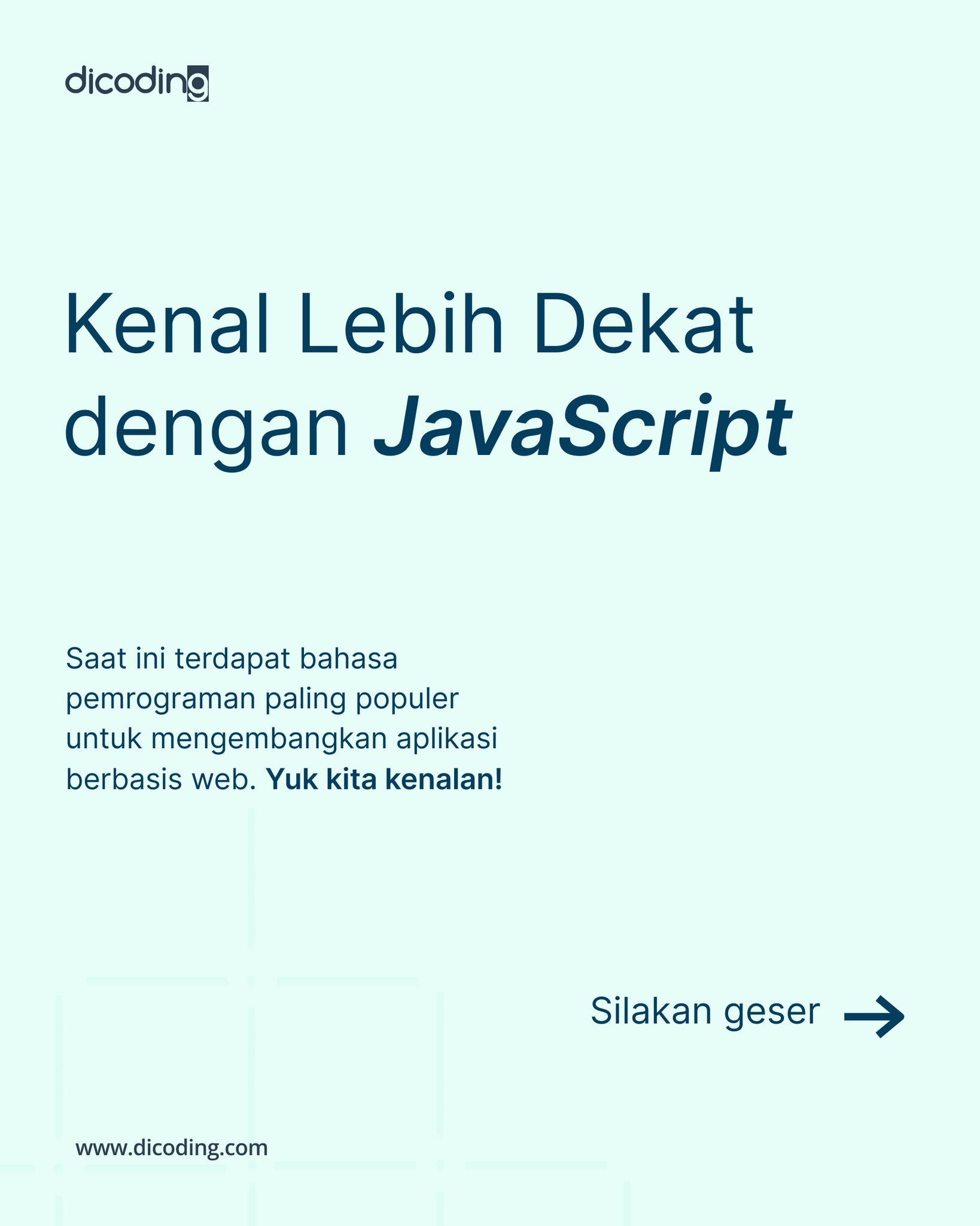 Dicoding - Sudah menguasai JavaScript? Namun apakah kamu...