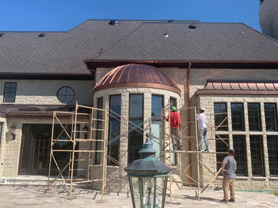 I had done a lot of custom copper work but this shape was one of the ...