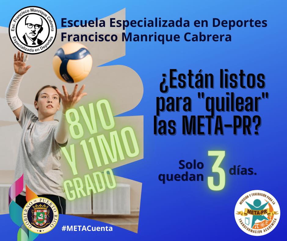 Las pruebas META-PR en línea para los estudiantes de 8vo y 11mo grado ...