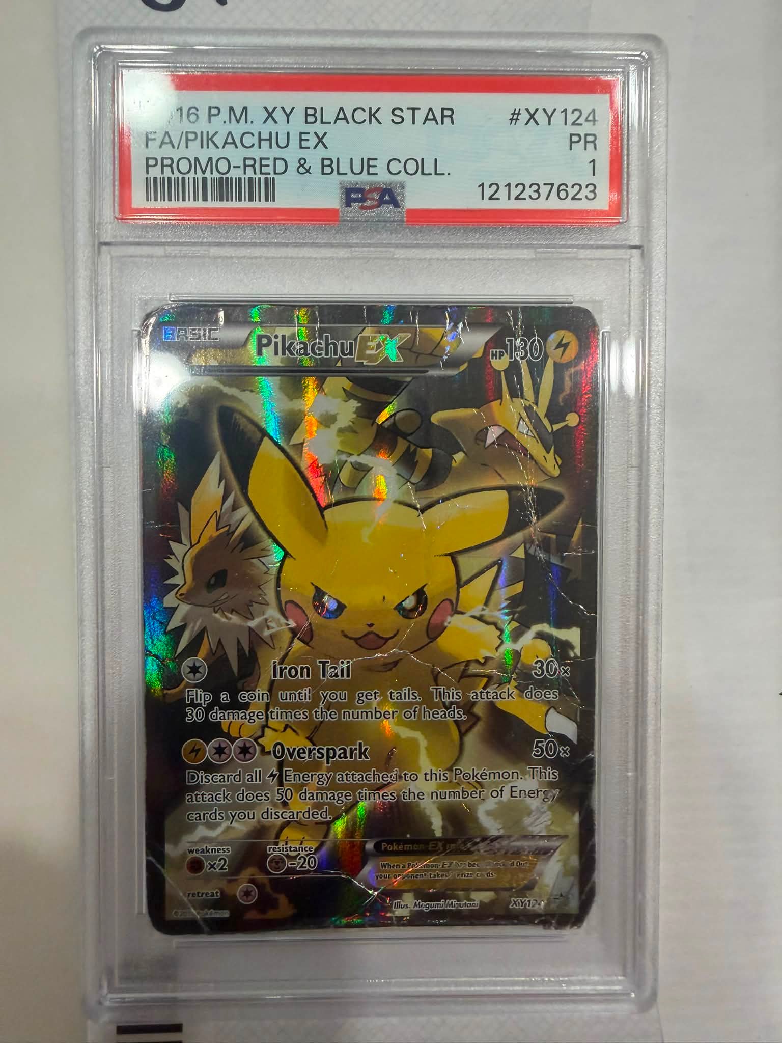 Pikachu XY124 card for sale