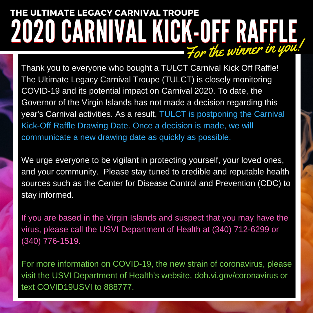 ‼️🗣ATTENTION CARNIVAL KICK-OFF RAFFLE... - Ultimate Legacy VI