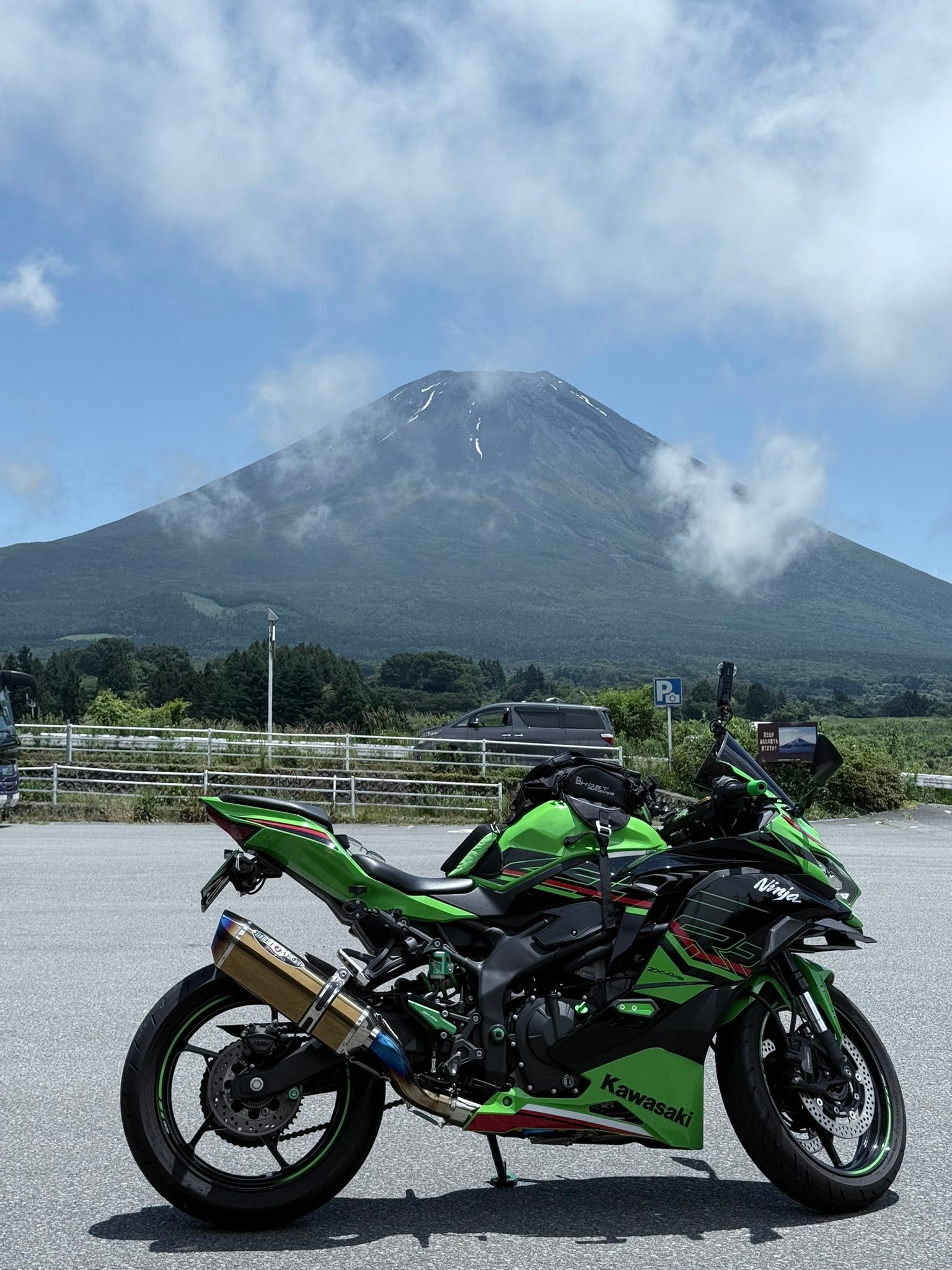 Meeting Mount Fuji with my Kawasaki Ninja ZX4RR