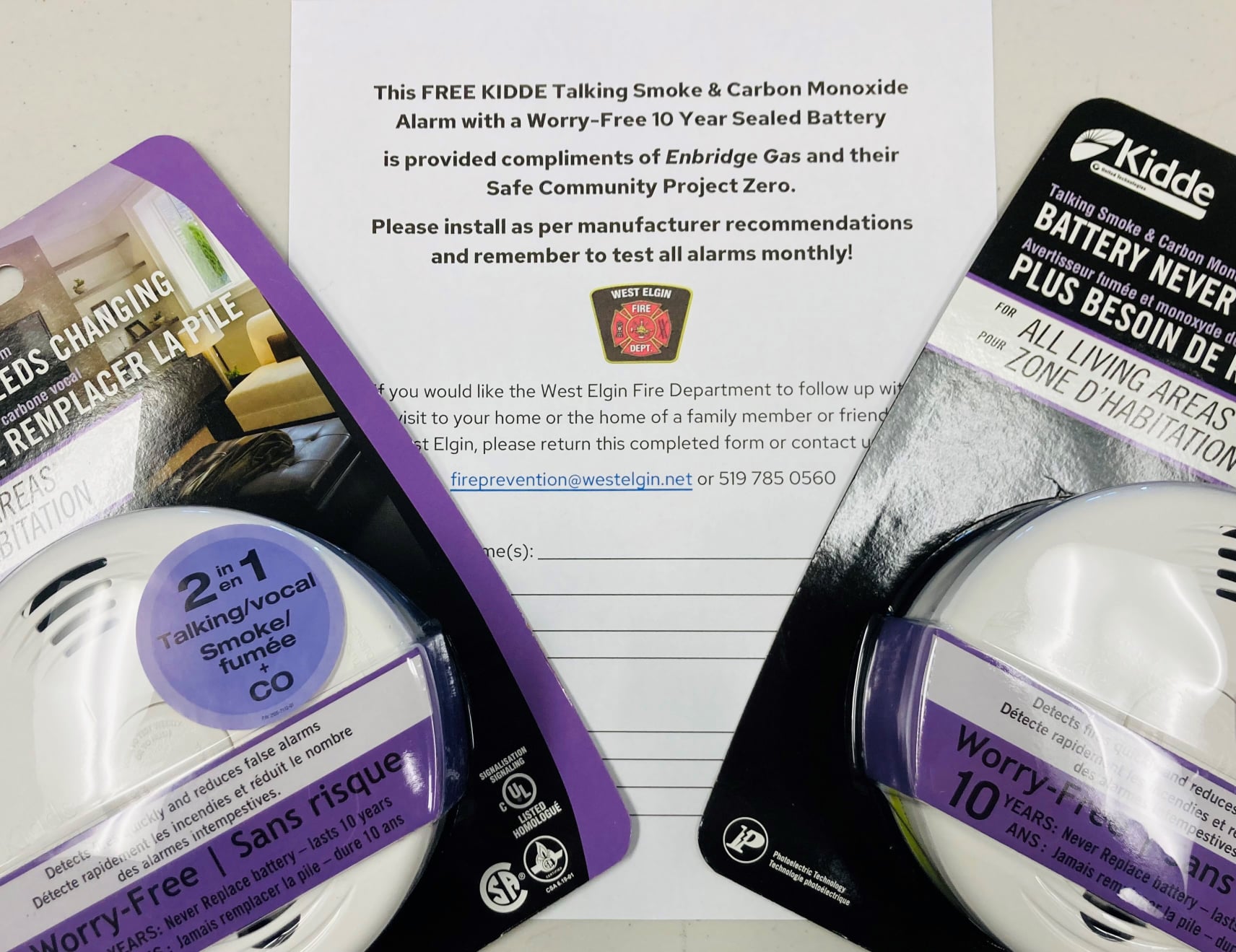 Municipality - ‘Front Door’ Fire Safety! Your West Elgin firefighters ...