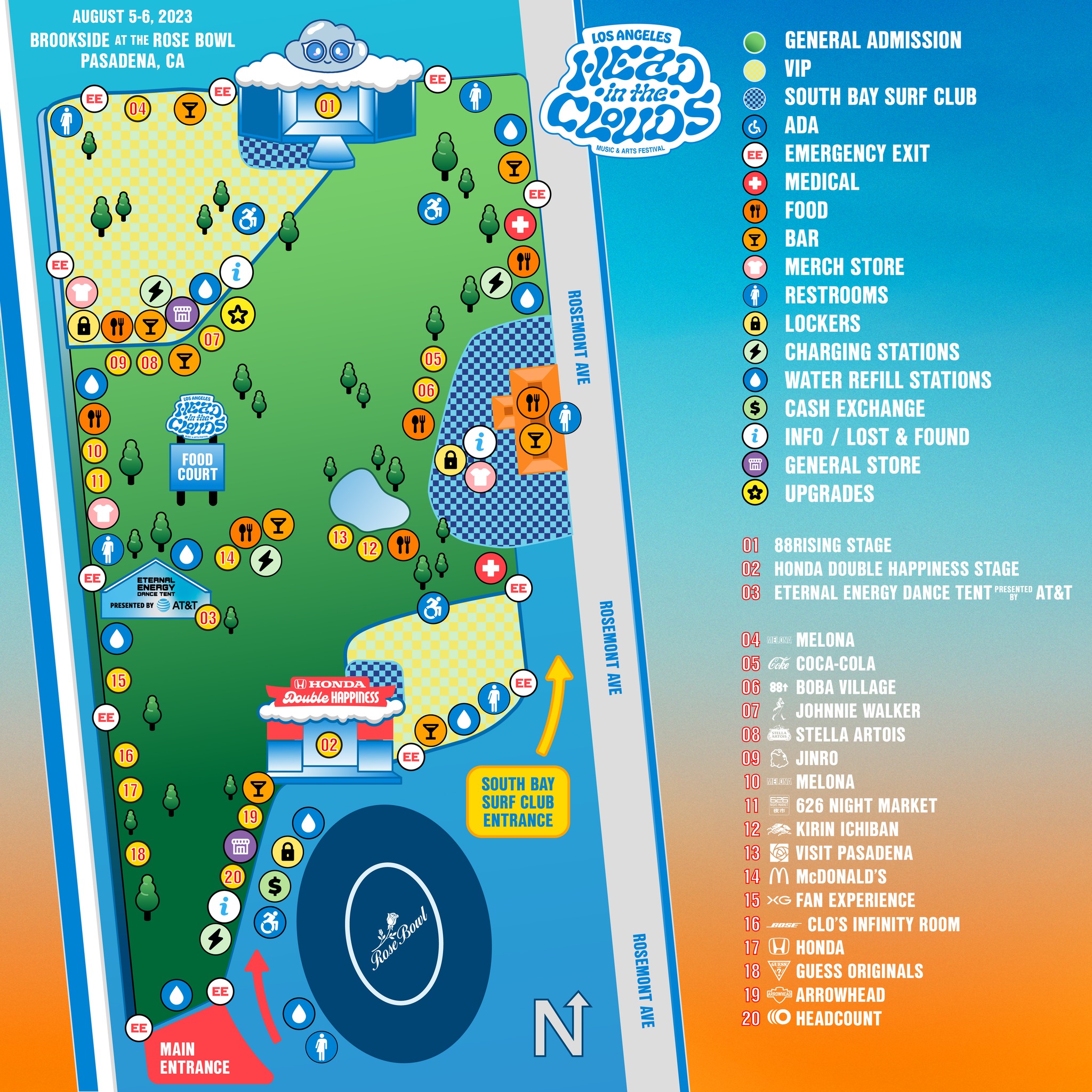 THIS LINEUP ? Mark your calendars now, Head In The Clouds Los 