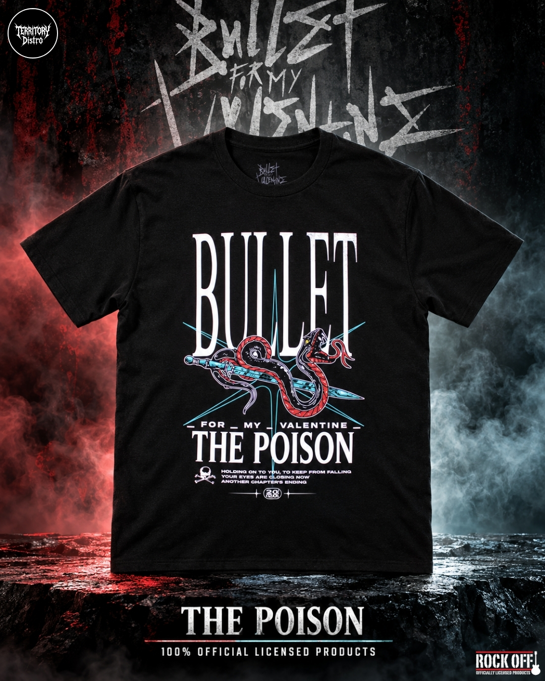 Bullet For My Valentine The Poison Snake official merchandise