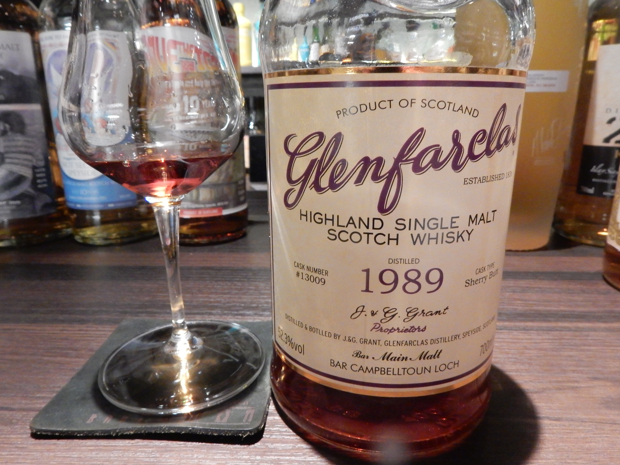 最強コラボ GLENFARCLAS 1989 #13009 シェリーバット Glenfarclas 1989(-2016) Sherry Butt ＃13009 52.3% Bar Main Malt