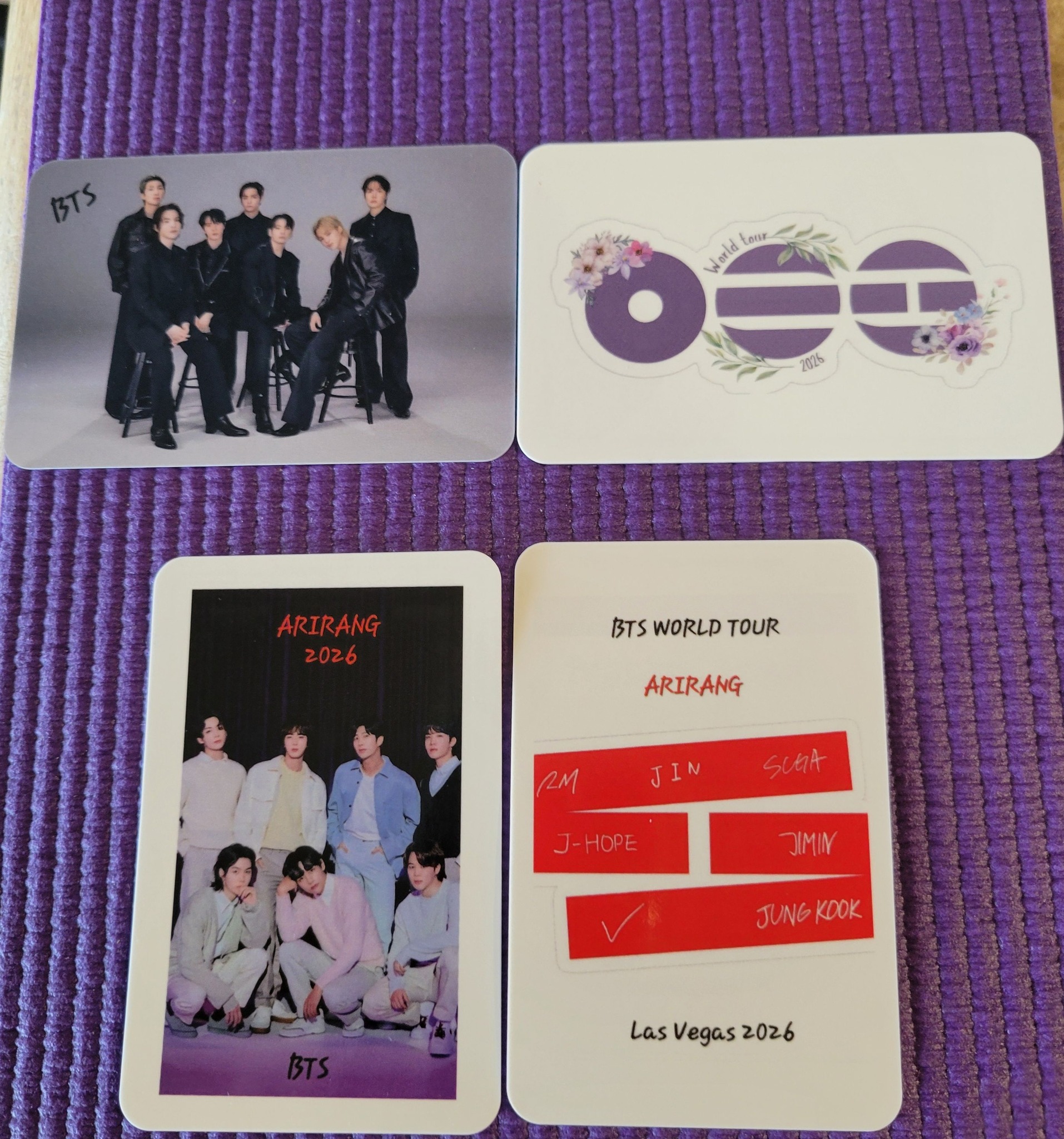 BTS photocards for ARMY membership kits! 😍