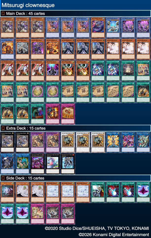 yugioh clownblade deck Clown Crew Core BLZD Yugioh Lightsworn ClownBlade Deck Profile