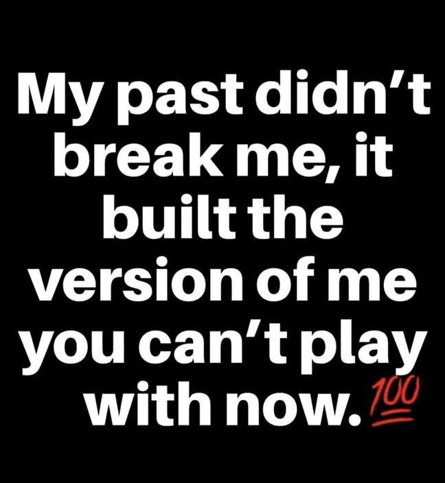 I Can't Believe a Girl is Playing Me〜 Believe that 💯 My past didn't break me, it built the version of