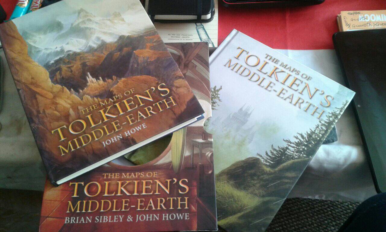 The Map of Tolkien's Middle-earth Sibley, Brian Paperback New In Package 9780061055065