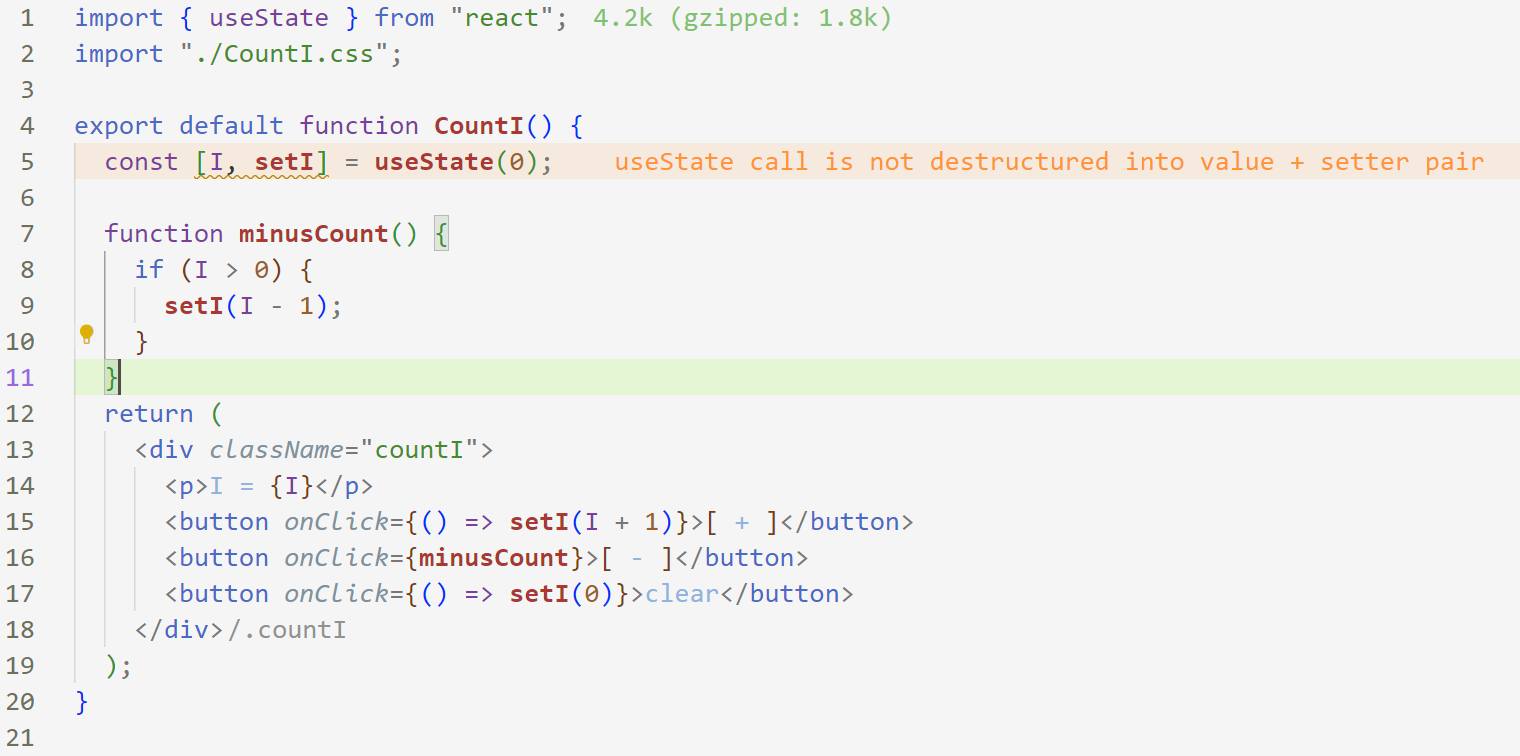 กลุ่มนักเขียนโปรแกรม | useState call is not destructured into value ...