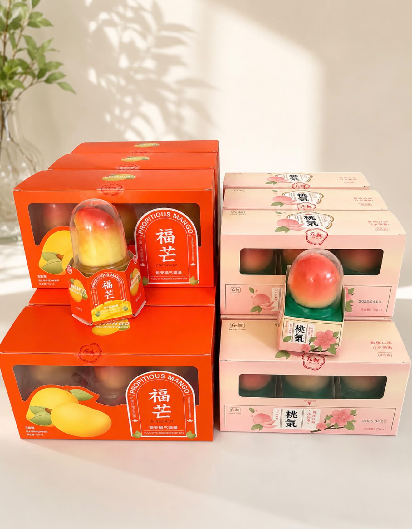 Now available famous Tik Tok viral Peach and Mango Ice Cream