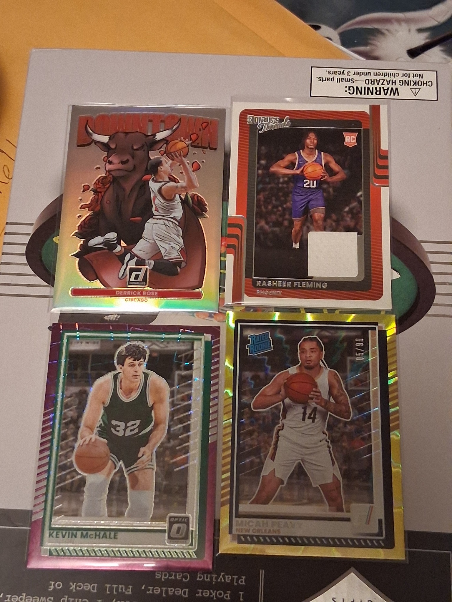 Rare sports cards pulled from Walmart blaster, including 01/15 